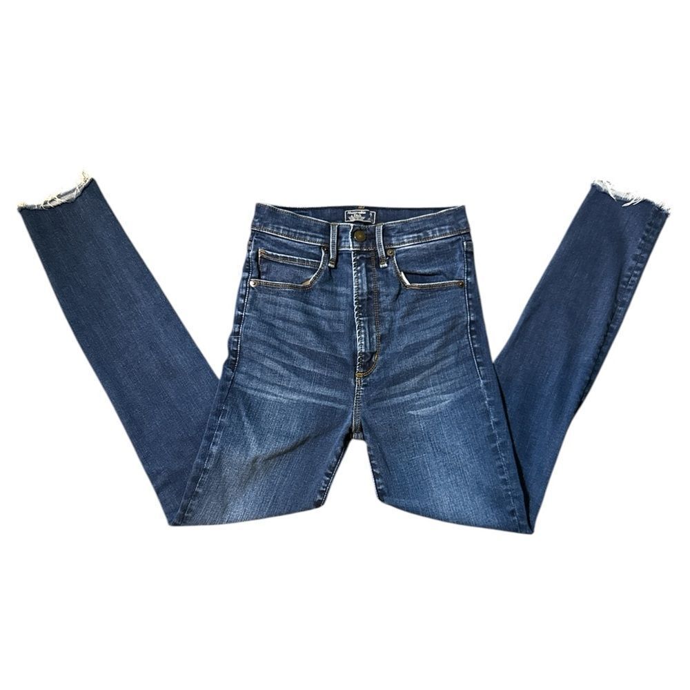 Abercrombie and fitch ultra high rise super skinny jeans